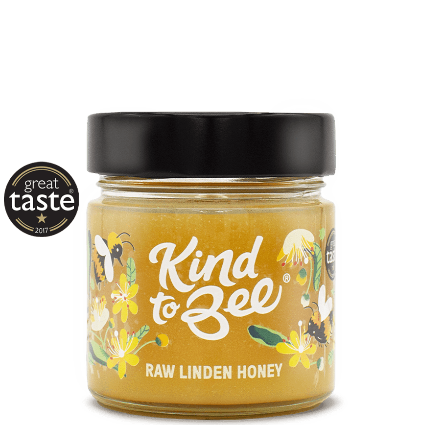 Raw Linden Honey with Great Taste Award