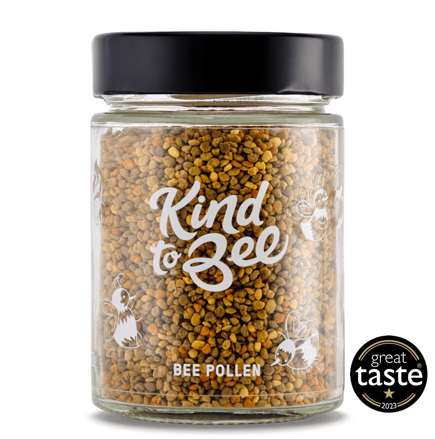 The 2019 Great Taste award winning Bee Pollen from Kind to Bee 400g