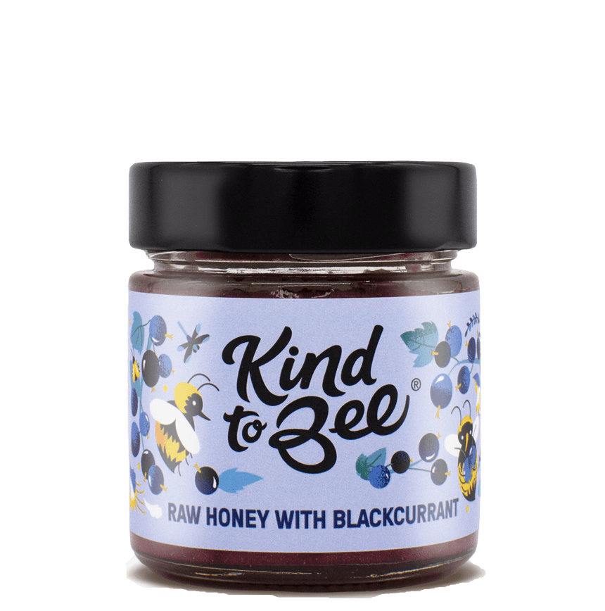 Raw Honey With Blackcurrant from Kind to Bee 250g