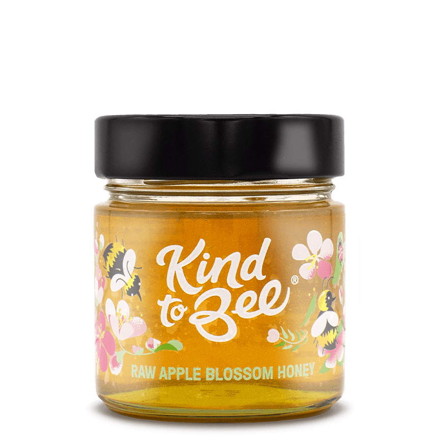 Raw Apple Blossom Honey from Kind to Bee 250g